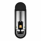 Nespresso coffee pod machine silver, imported from the UK