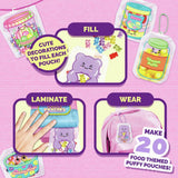 Puffy Pouches deluxe craft set 20 pouches (British brand)