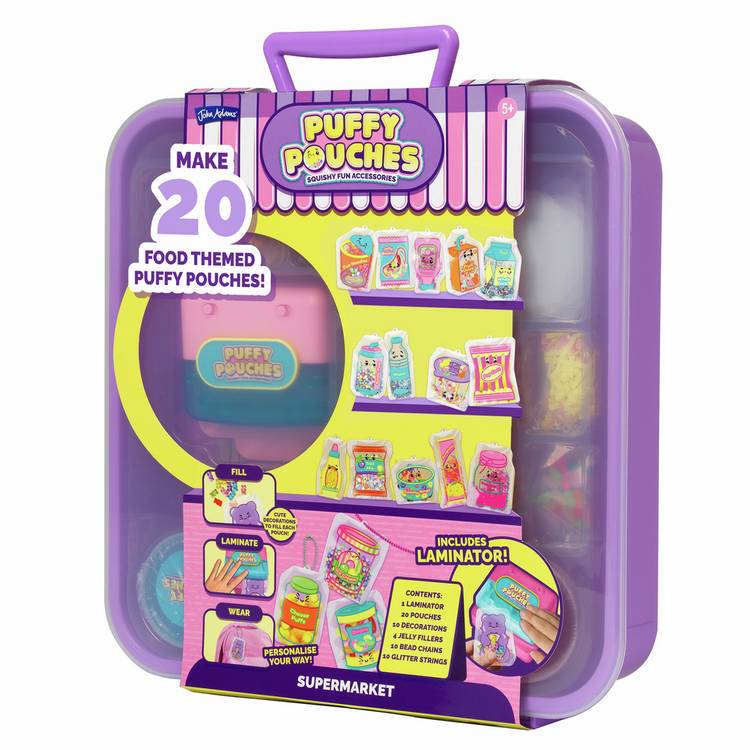 Puffy Pouches deluxe craft set 20 pouches (British brand)