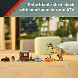 LEGO building toy T. rex River Escape - British product