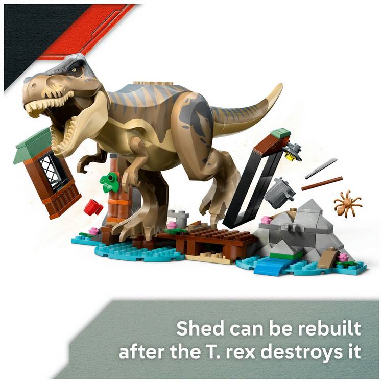 LEGO building toy T. rex River Escape - British product