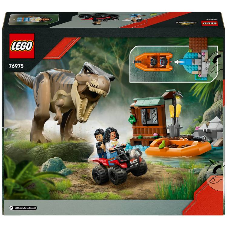 LEGO building toy T. rex River Escape - British product