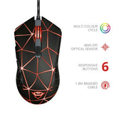 GXTrust GXT 133 wired gaming mouse in Black - British product
