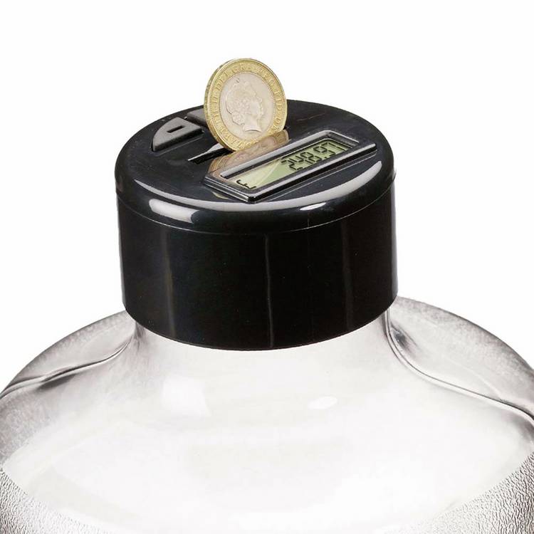 InGenious Jumbo Digital Coin Counting Jar, imported from the UK