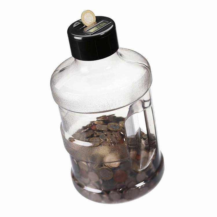 InGenious Jumbo Digital Coin Counting Jar, imported from the UK