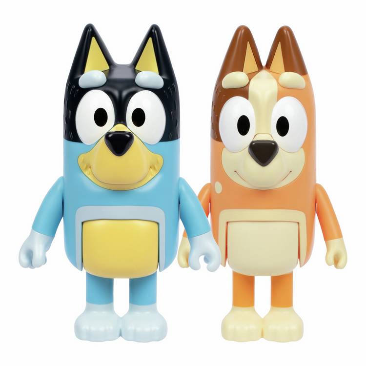 Bluey Chat Mates Chilli and Bandit action figures 2-pack (British brand)