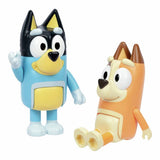 Bluey Chat Mates Chilli and Bandit action figures 2-pack (British brand)