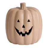 Argos Home terracotta taupe pumpkin Halloween decoration - British product
