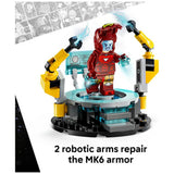 LEGO Marvel Iron Man Hall of Armour building set, imported from the UK