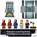 LEGO Marvel Iron Man Hall of Armour building set, imported from the UK