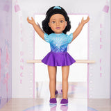 DesignAfriend Bobbi gymnast doll 18 inch - British product