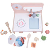 Chad Valley wooden tabletop mini kitchen toy - British product