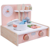Chad Valley wooden tabletop mini kitchen toy - British product