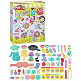 Play-Doh Brunch Time Playset with 10 cans modelling compound - British product