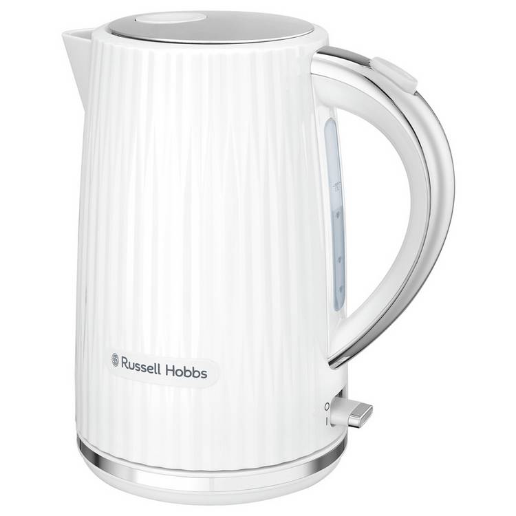 Russell Hobbs Eden Kettle white 1.7L, imported from the UK