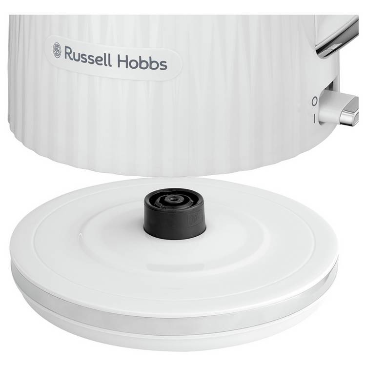 Russell Hobbs Eden Kettle white 1.7L, imported from the UK