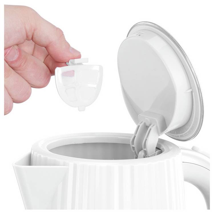 Russell Hobbs Eden Kettle white 1.7L, imported from the UK