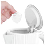 Russell Hobbs Eden Kettle white 1.7L, imported from the UK