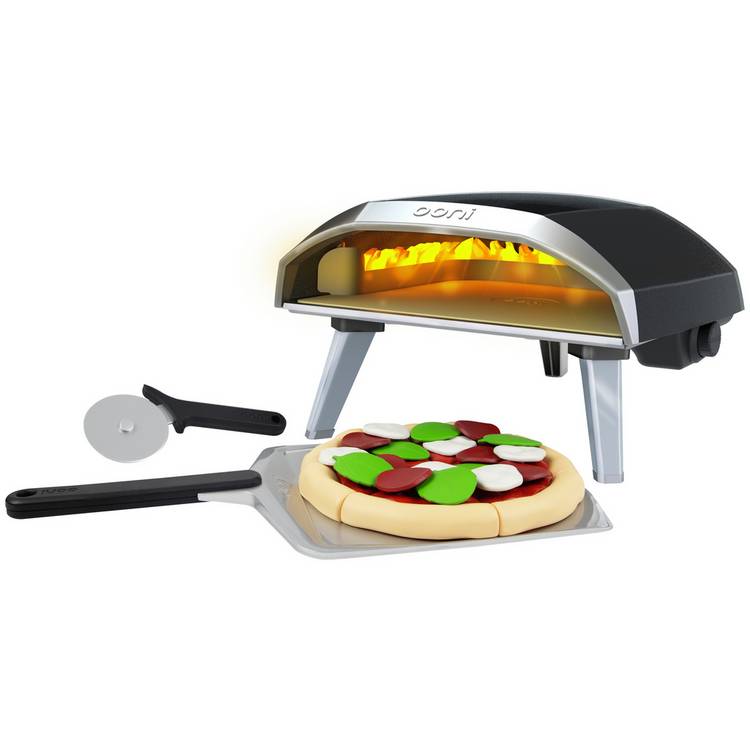 Ooni toy pizza oven with flame-effect light - British product