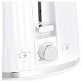 Russell Hobbs Eden white 2-slice toaster (British brand)