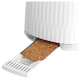 Russell Hobbs Eden white 2-slice toaster (British brand)