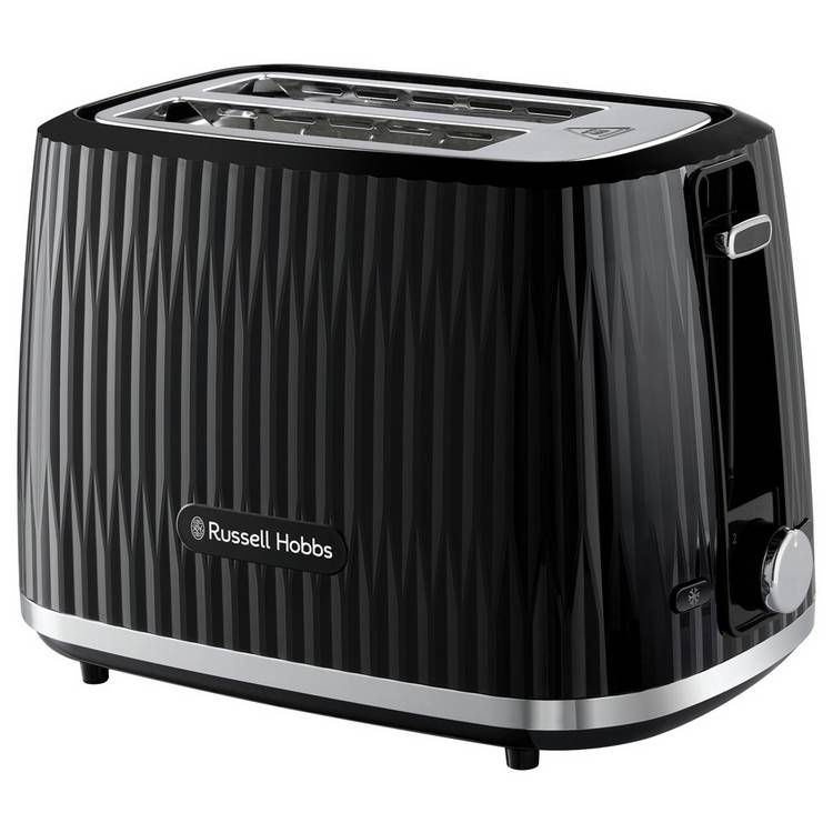 Russell Hobbs Eden 2 Slice Toaster Black - British product