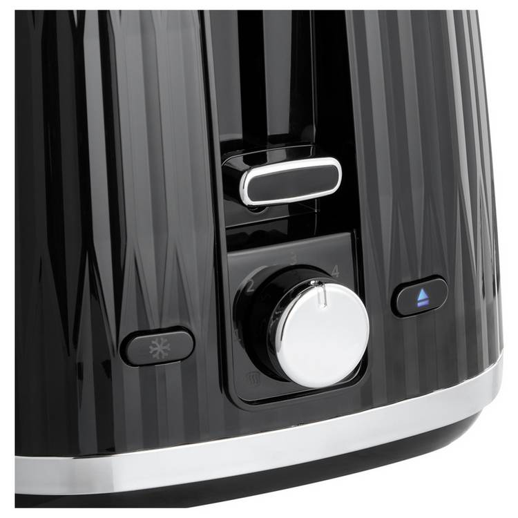 Russell Hobbs Eden 2 Slice Toaster Black - British product