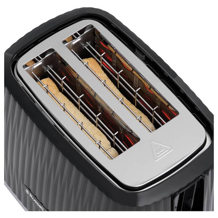 Russell Hobbs Eden 2 Slice Toaster Black - British product