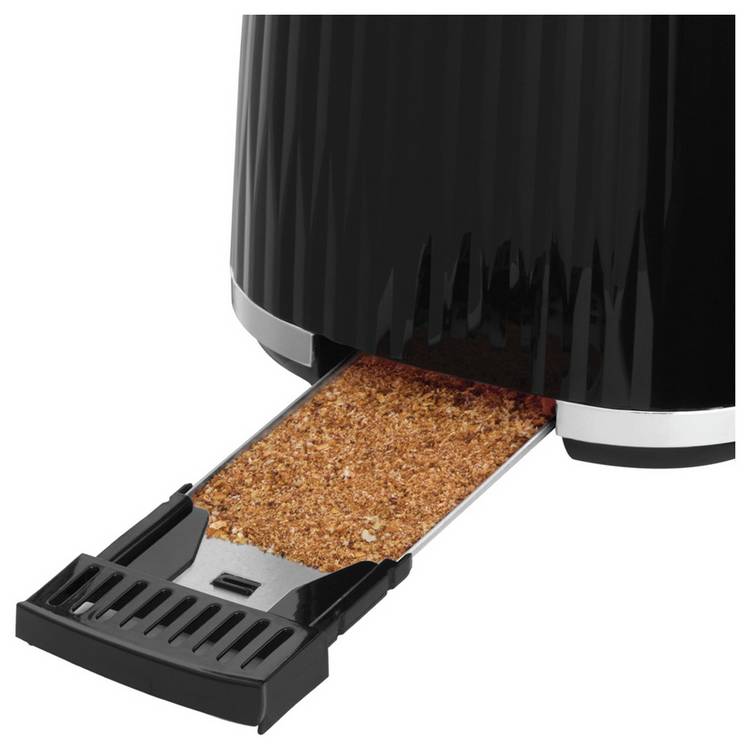 Russell Hobbs Eden 2 Slice Toaster Black - British product