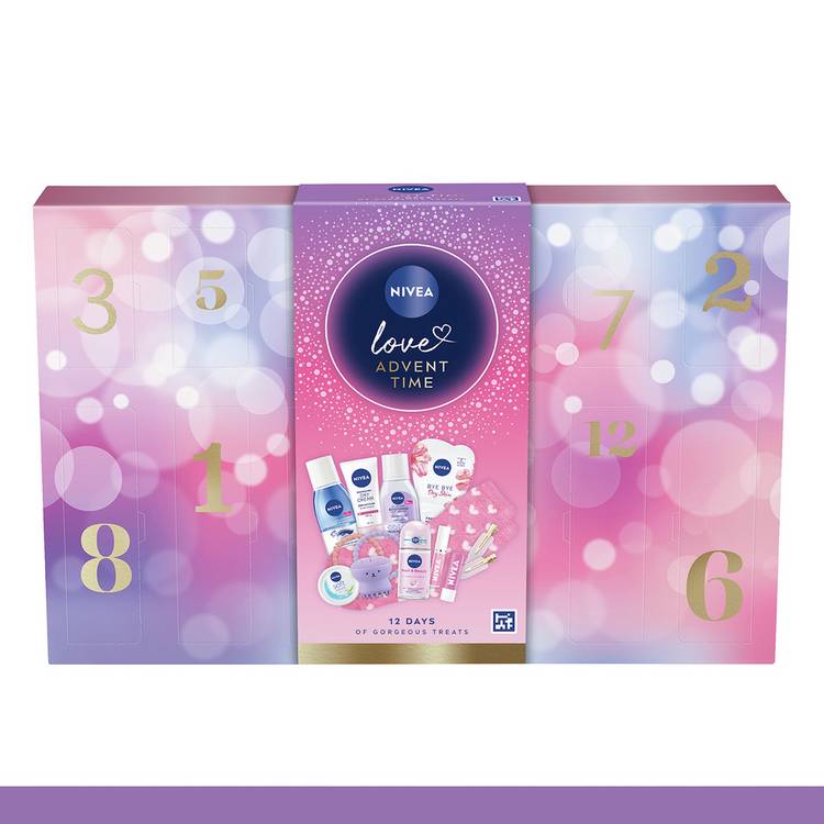 Nivea women's advent calendar 12 day surprise love, UK version
