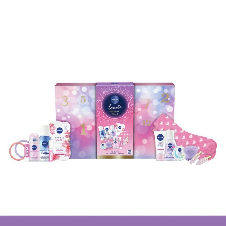 Nivea women's advent calendar 12 day surprise love, UK version
