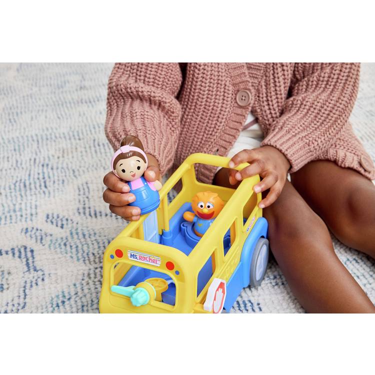 Ms. Rachel interactive bus toy with figures, imported from the UK