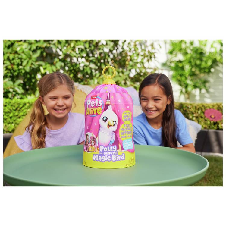 PETS ALIVE Polly interactive magic bird toy (British brand)