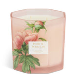 Argos Home multiwick candle peony and white lily 11cm, imported from the UK