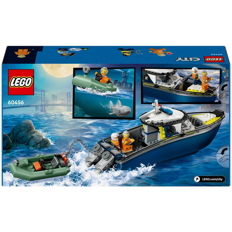 LEGO City Police Boat Chase building set 60456 (British brand)
