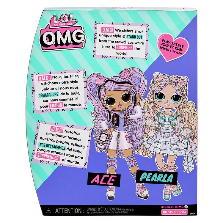 L.O.L. Surprise O.M.G. Ace fashion doll - British product
