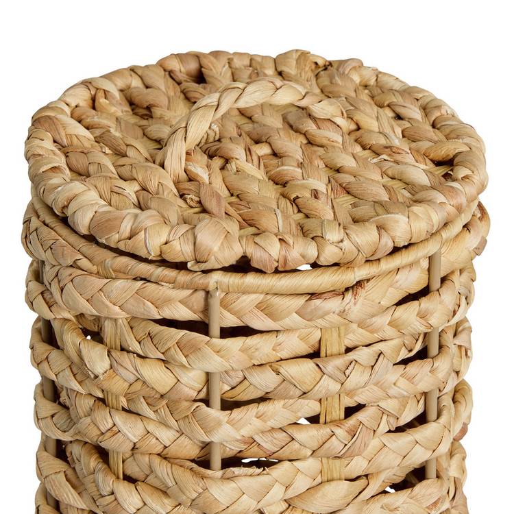 Argos Home woven seagrass toilet roll cylinder store natural - British product