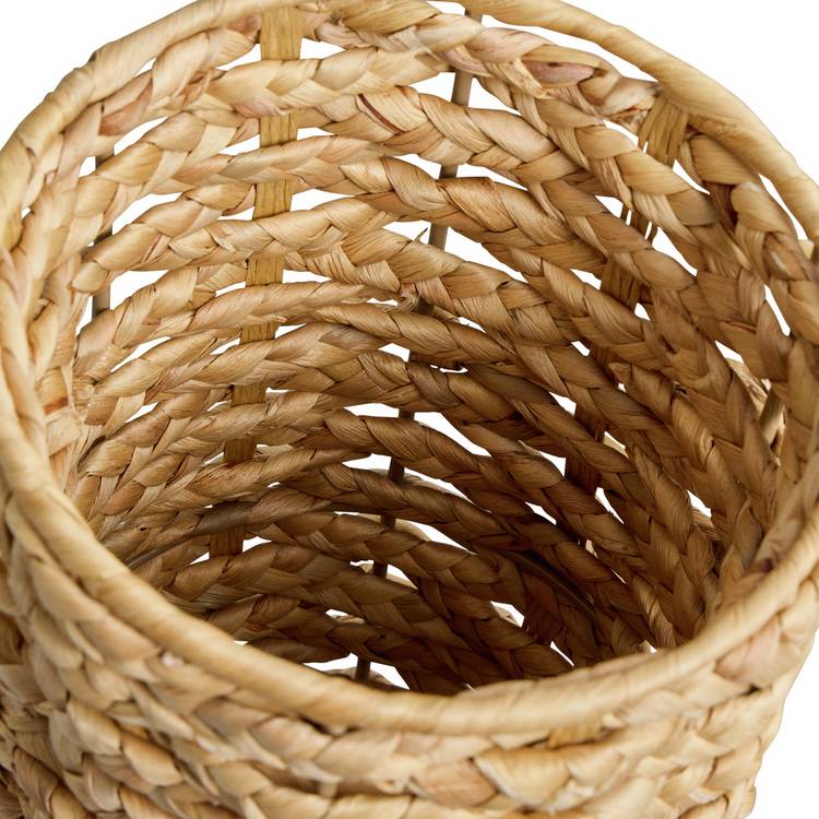 Argos Home woven seagrass toilet roll cylinder store natural - British product
