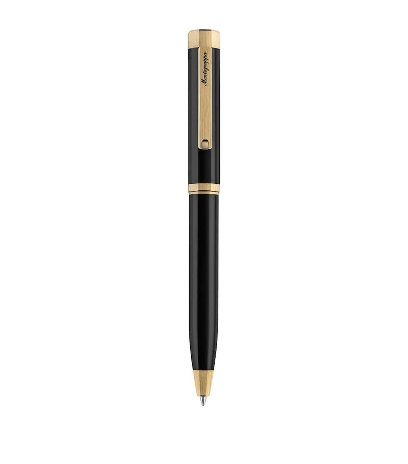 Montegrappa ballpoint pen with yellow gold trim, imported from the UK