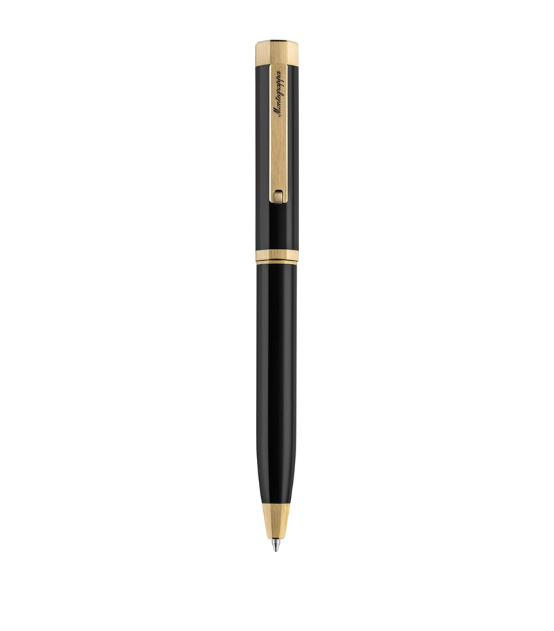 Montegrappa ballpoint pen with yellow gold trim, imported from the UK