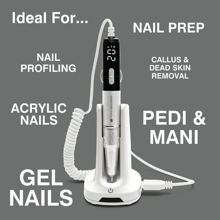 Rio Salon Pro electric nail file and drill bit set, UK version