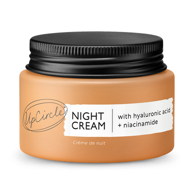 Holland & Barrett UpCircle Night Cream with Hyaluronic Acid and Niacinamide Facial Night Cream 55ml- Buy online at McGrocer