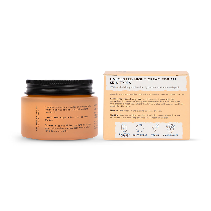 UpCircle night cream with hyaluronic acid niacinamide 55ml (British brand)