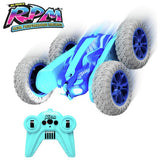 Bladez RPM radio controlled stunt racer blue toy, UK version
