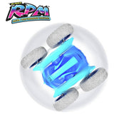Bladez RPM radio controlled stunt racer blue toy, UK version