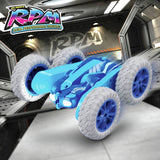 Bladez RPM radio controlled stunt racer blue toy, UK version