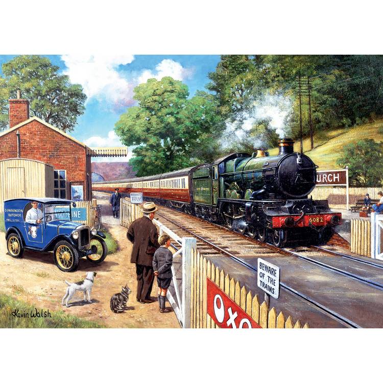 Kidicraft Nostalgia Train Spotting 1000-piece puzzle, UK version