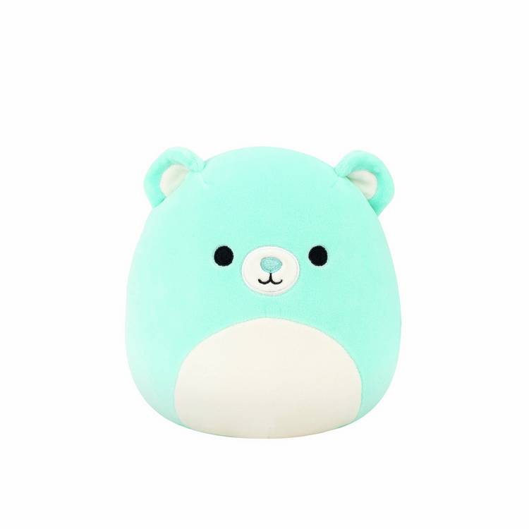 Squishmallows Belinda teal bear plush 7.5in, imported from the UK