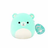 Squishmallows Belinda teal bear plush 7.5in, imported from the UK