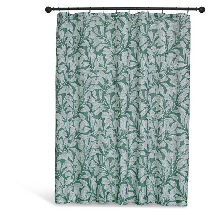 Habitat green shower curtain 180x180cm (British brand)
